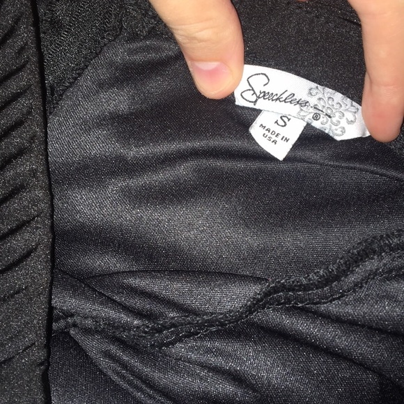 One Strap Black Ruched Dress Speechless size S - Picture 4 of 4